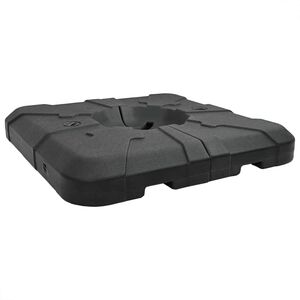 vidaXL Cantilever parasolbase 110 Sort H&oslash;jdensitet polyethylen