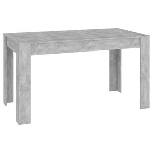 vidaXL spisebord 140x74,5x76 cm konstrueret tr&aelig; betongr&aring;