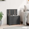 vidaXL opbevaringskasse 60x32x45,5 cm massivt fyrretræ grå