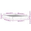 vidaXL sengeramme med LED-lys 120x200 cm konstrueret tr&aelig; gr&aring; sonoma-eg