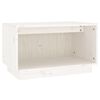 vidaXL tv-bord 60x35x35 cm massivt fyrretr&aelig; hvid