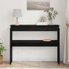 vidaXL Konsolbord Sort eg 80 x 30 x 102 cm Konstrueret tr&aelig;