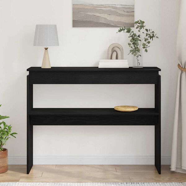 vidaXL Konsolbord Sort eg 80 x 30 x 102 cm Konstrueret tr&aelig;
