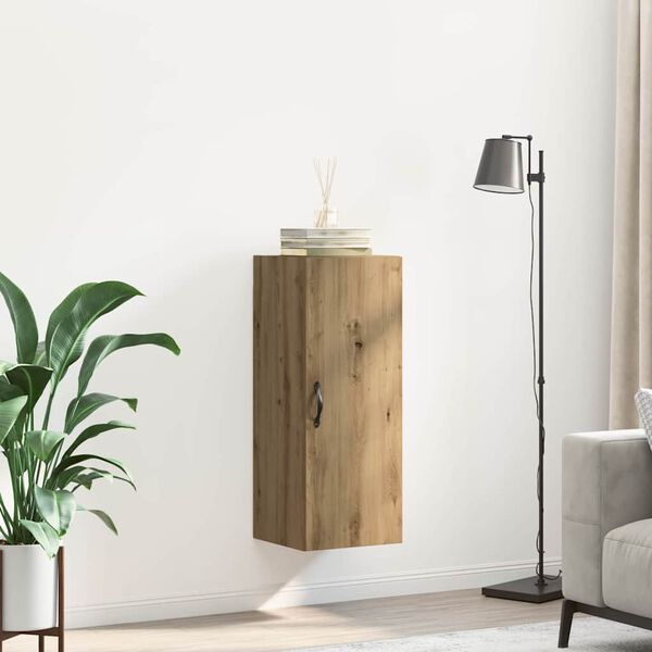 vidaXL V&aelig;gskab Artisan Egetr&aelig; 34,5 x 34 x 90 cm Konstrueret tr&aelig;