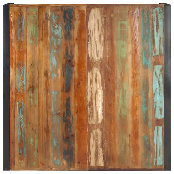 vidaXL sofabord 120x120x40 cm massivt genbrugstræ