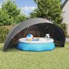 vidaXL Pool Dome Sort 592 x 590 x 275 cm