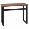 vidaXL Bord Naturfarvet Massiv Teaktr&aelig; 100 x 45 x 75cm