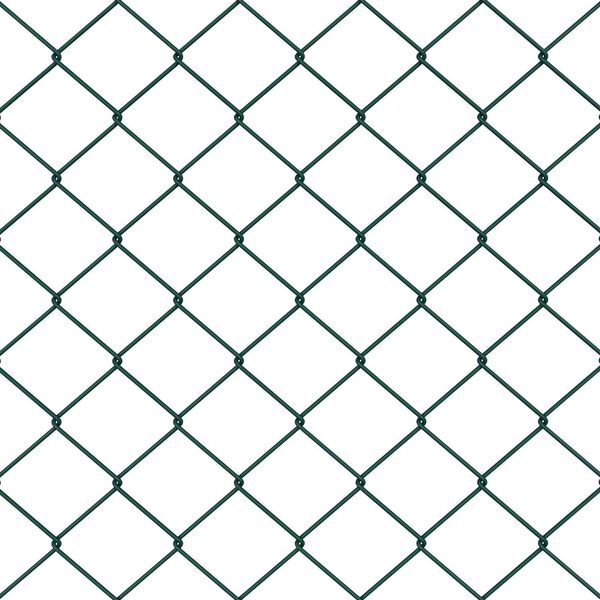 vidaXL Hegnsp&aelig;l Gr&oslash;n 10 x 1,4 m (40 x 40 mm net) St&aring;l og PVC