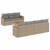 vidaXL sofas&aelig;t til haven 8 dele med hynder polyrattan beige