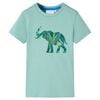 vidaXL T-shirt til b&oslash;rn str. 92 lys kakifarve