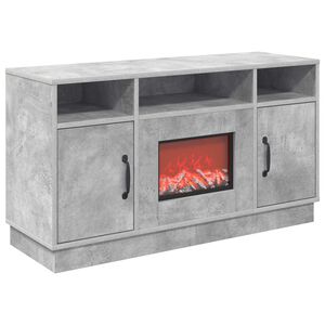 vidaXL Elektrisk pejs Beton 100 x 33 x 55 cm Konstrueret tr&aelig;