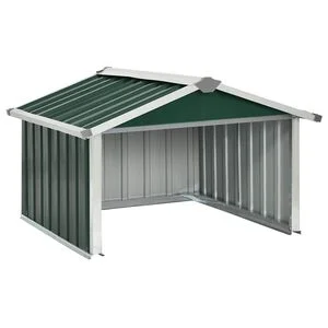 vidaXL garage til robotpl&aelig;neklipper 92x97x63 cm galvaniseret st&aring;l gr&oslash;n