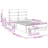 vidaXL Sengestel med skuffe Sonoma eg 120 x 200 cm Konstrueret tr&aelig;