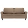 vidaXL 2-personers sofa 140 cm kunstl&aelig;der cappuccino