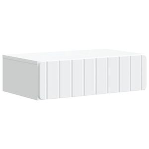 vidaXL V&aelig;gh&aelig;ngt Sideskab Hvid 59 x 34,5 x 17 cm Konstrueret tr&aelig;