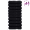 vidaXL G&aelig;steh&aring;ndkl&aelig;de SOLUND 50 stk. Sort 50 x 100 cm 550 gsm