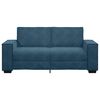 vidaXL 2-personers sofa 180x78x84 cm fl&oslash;jl bl&aring;