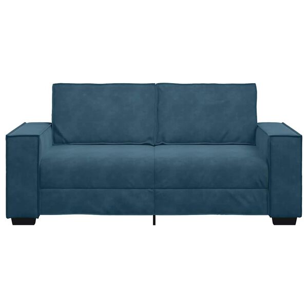 vidaXL 2-personers sofa 180x78x84 cm fl&oslash;jl bl&aring;