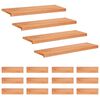 vidaXL Trappetrin 16 stk. 90 x 25 x 2 cm Lak Solid b&oslash;g