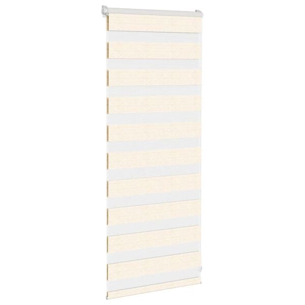 vidaXL zebragardin marmorbeige 60x100 cm stofbredde 55,9 cm polyester