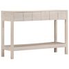 vidaXL konsolbord 110x35x75 cm massivt mangotr&aelig;