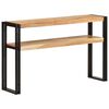 vidaXL konsolbord 120x30x75 cm massivt akacietr&aelig;