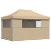 vidaXL Party Tent Beige 292 x 440 x 315 cm Oxford stof