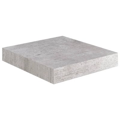 vidaXL væghylder 4 stk. 23x23,5x3,8 cm MDF betongrå