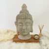 ProGarden dekorativt Buddha-hoved 31x29x53,5 cm