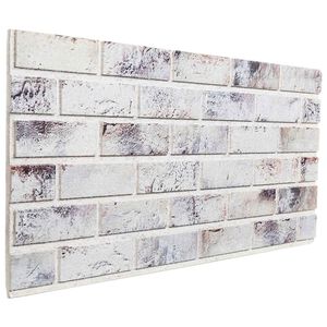 vidaXL V&aelig;gpaneler 10 stk. 100 x 50 cm Lys gr&aring; og sort EPS Skum