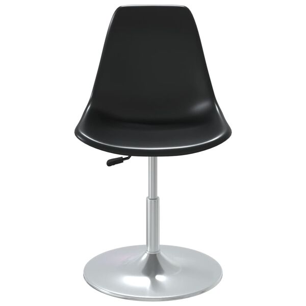 vidaXL drejelige spisebordsstole 2 stk. PP sort