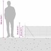 vidaXL Hegnsp&aelig;l Gr&aring; 100 x 0,5 m (13 mm net) St&aring;l og PVC