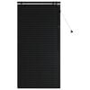 vidaXL Persienner Sort 70 x 160 cm 35 mm Massivt Paulownia Tr&aelig;
