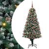 vidaXL Kunstigt juletr&aelig; Gr&oslash;n 180 cm PVC og St&aring;l og Plastik