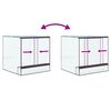 vidaXL Terrarium med opbevaring Transparent 30 x 30 x 30 cm Glas