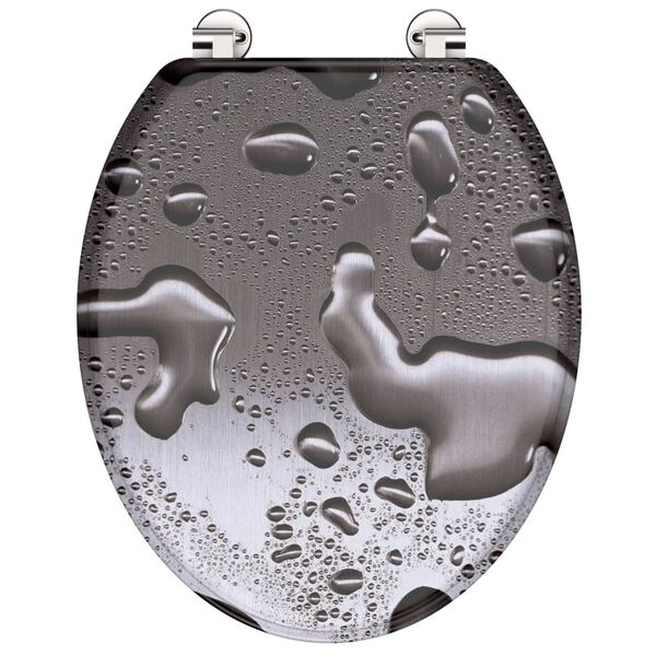 SCH&Uuml;TTE toilets&aelig;de GREY STEEL MDF