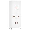 vidaXL h&oslash;jskab 69,5x34x180 cm konstrueret tr&aelig; hvid