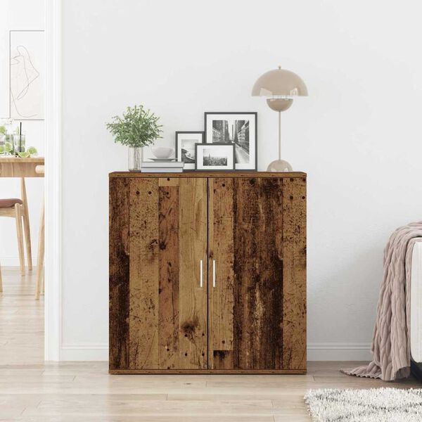 vidaXL Sideboard Gammelt tr&aelig; 79 x 38 x 80 cm Konstrueret tr&aelig;
