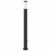 vidaXL pullertlampe med stikkontakt 110 cm rustfrit st&aring;l IP44