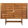 vidaXL foldbart havebord 120x70x75 cm massivt akacietræ