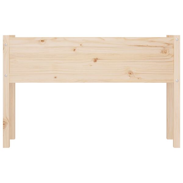 vidaXL plantekasse 110x31x70 cm massivt fyrretræ