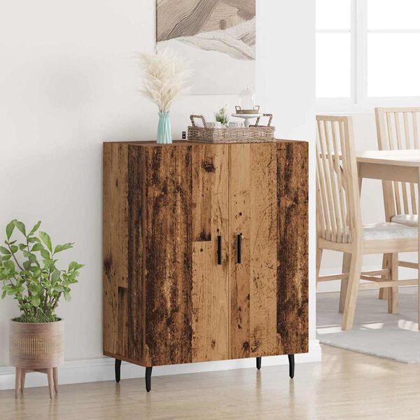 vidaXL Sideboard Gammelt tr&aelig; 69,5 x 34 x 90 cm Konstrueret tr&aelig;
