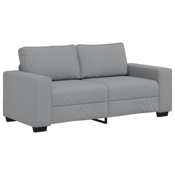 vidaXL 2-personers sofa 140 cm stof lysegrå