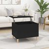 vidaXL sofabord 60x44,5x45 cm konstrueret tr&aelig; sort