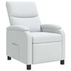 vidaXL Recliner Hvid Stof