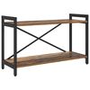 vidaXL Bogreol 80 x 30 x 50 cm Konstrueret tr&aelig; Gammelt tr&aelig;