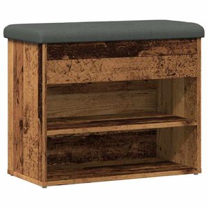 vidaXL skob&aelig;nk 62x32x50 cm konstrueret tr&aelig; antikt tr&aelig;