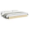vidaXL sengestel uden madras 180x200 cm konstrueret tr&aelig; sonoma-eg