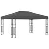 vidaXL pavillon 3x4 m stof antracitgr&aring;