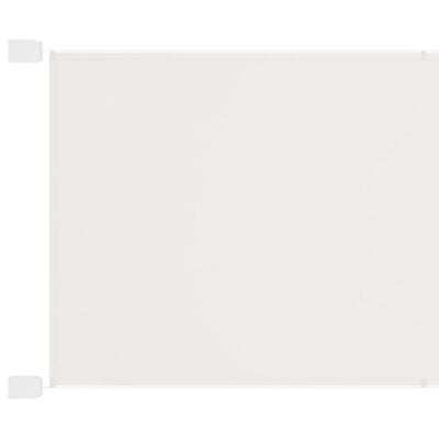 vidaXL lodret markise 100x420 cm oxfordstof hvid